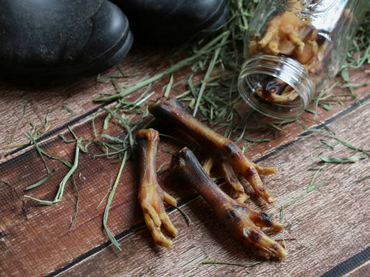 Dehydrated Chicken Feet (DOG TREATS)